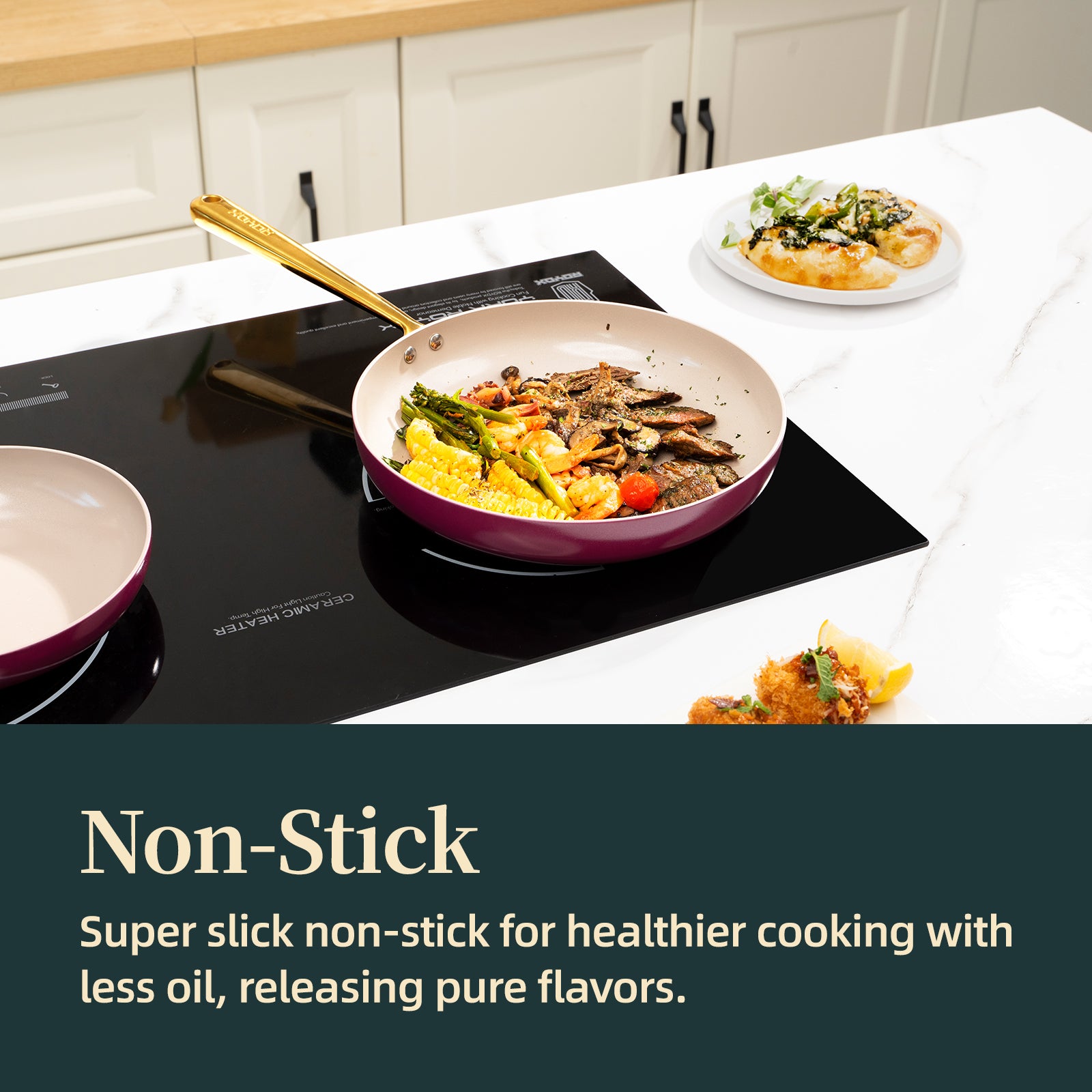 Roydx Palette Series Nonstick Fry Pan Set