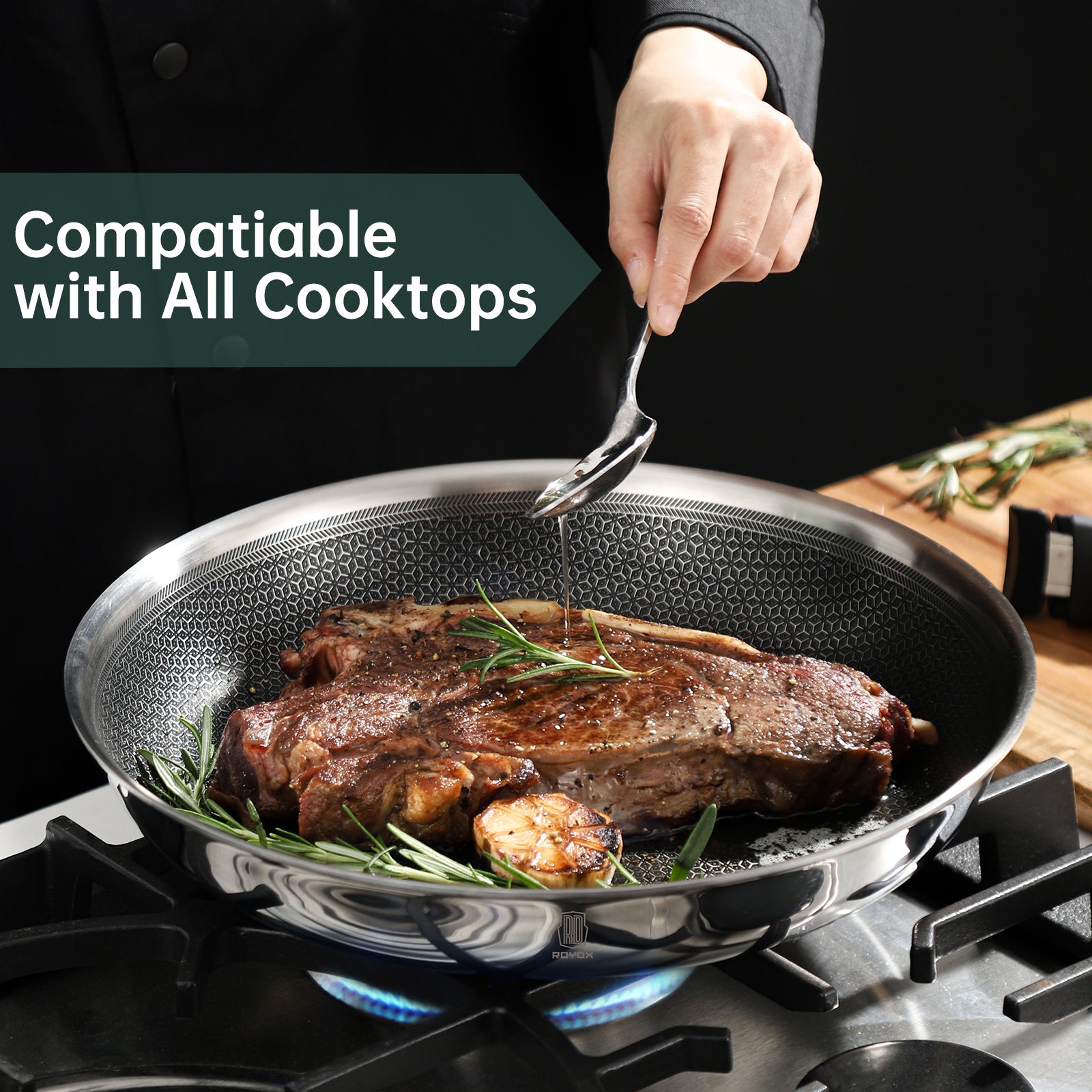 Hybrid fry pan set