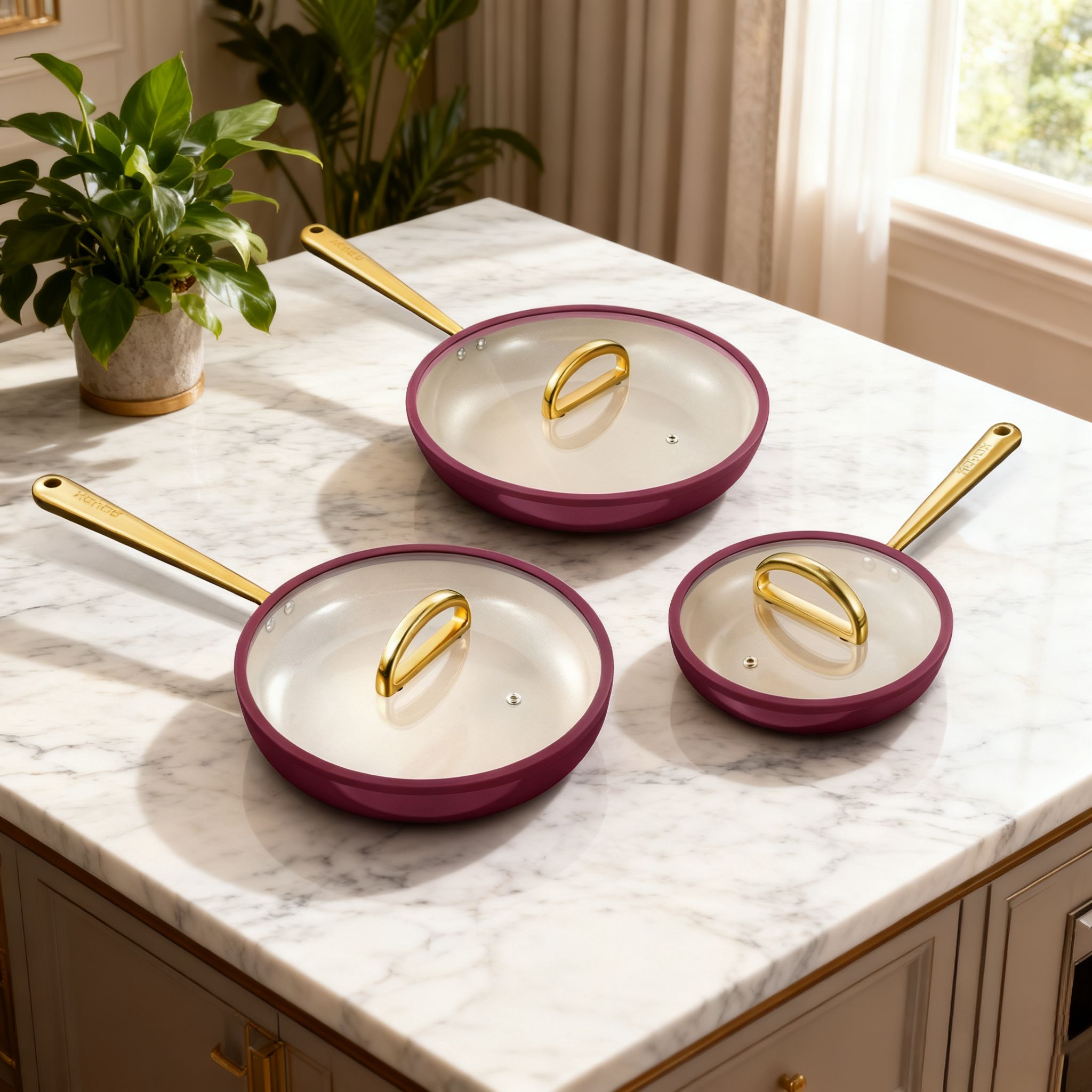 Roydx Palette Series Nonstick Fry Pan Set