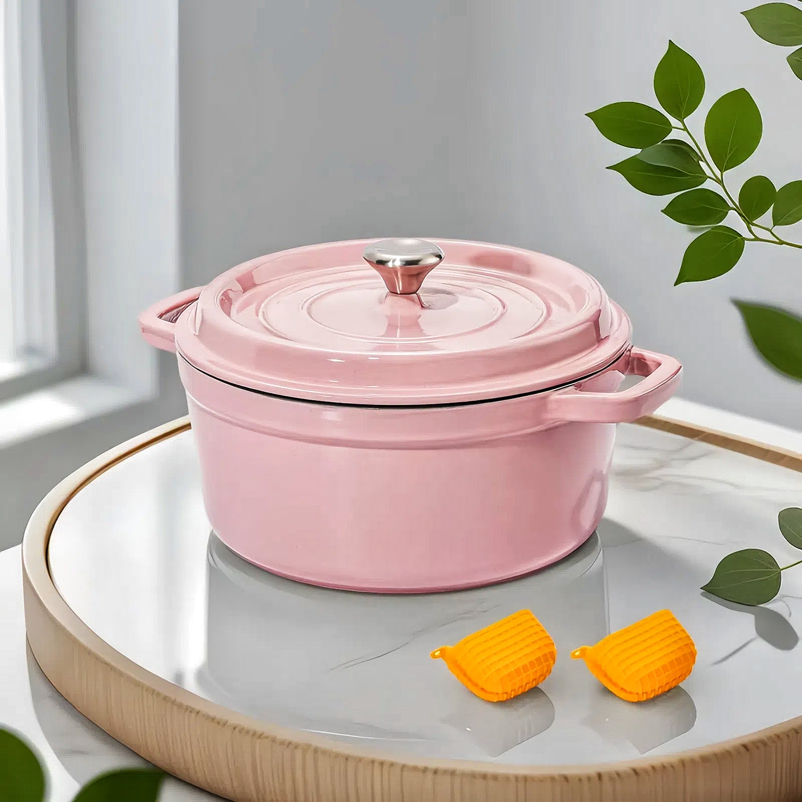 Lilac Series 6 Quart Classic Round Dutch Oven