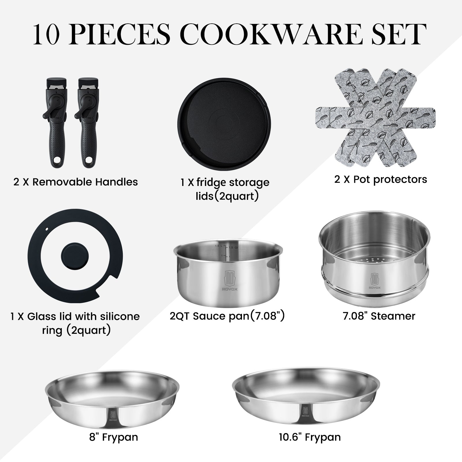 Clip Series Pots & Pans Set